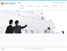 Tablet Screenshot of novisync.com